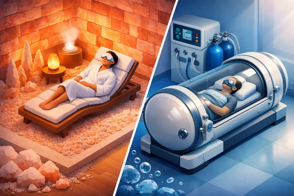 Salt Room vs Hyperbaric Chamber: Which Fits You?