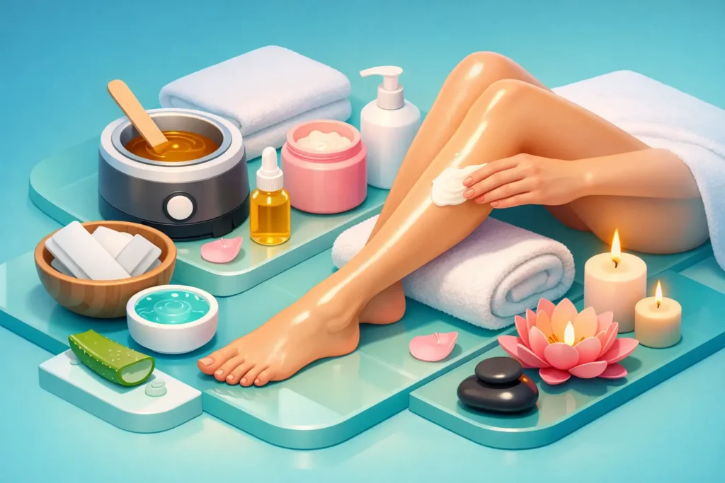 A Guide to Spa Waxing Aftercare That Feels Good